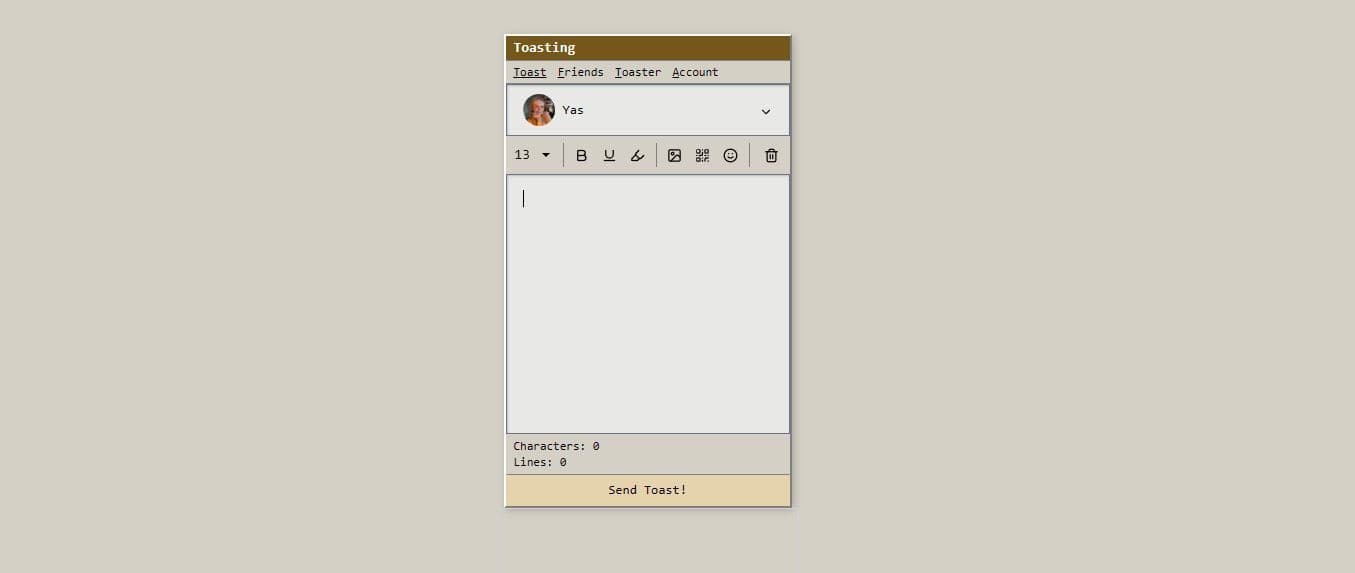 Toast Texter